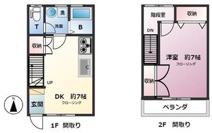 メゾネットＴの物件間取画像